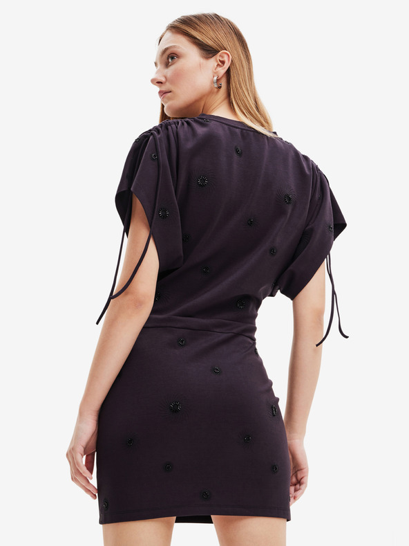 Desigual Čierne dámske šaty Desigual Tennessee