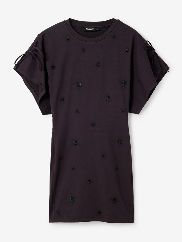 Desigual Čierne dámske šaty Desigual Tennessee