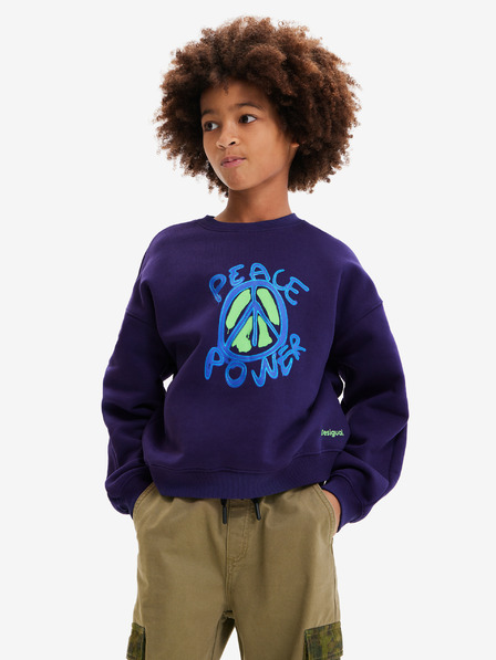 Desigual Tmavomodrá chlapčenská mikina Desigual Arthur