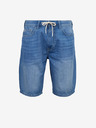 Tom Tailor Denim Modré pánske džínsové šortky Tom Tailor Denim