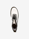 Dr. Martens Biele dámske kožené členkové topánky Dr. Martens 1460