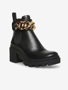 Steve Madden Čierne dámske členkové topánky na podpätku Steve Madden Amulet