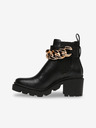 Steve Madden Čierne dámske členkové topánky na podpätku Steve Madden Amulet