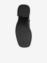 Steve Madden Čierne lesklé členkové topánky na podpätku Steve Madden Blooms