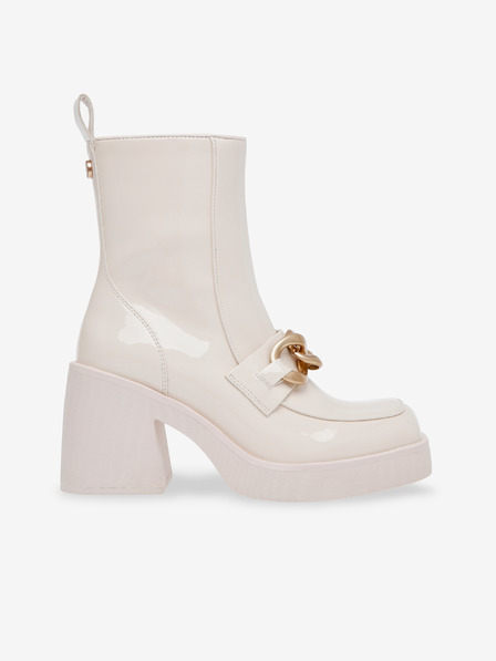 Steve Madden Krémové trblietavé členkové čižmy Steve Madden Blooms