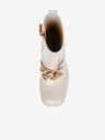 Steve Madden Krémové trblietavé členkové čižmy Steve Madden Blooms