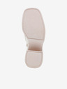 Steve Madden Krémové trblietavé členkové čižmy Steve Madden Blooms