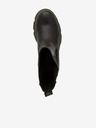 Steve Madden Čierne kožené topánky Steve Madden Filina