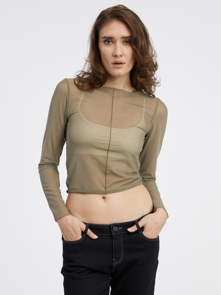 ONLY Khaki dámsky top ONLY Lamy