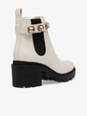 Steve Madden Krémové dámske členkové topánky na podpätku Steve Madden Amulet