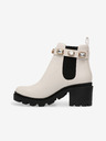 Steve Madden Krémové dámske členkové topánky na podpätku Steve Madden Amulet