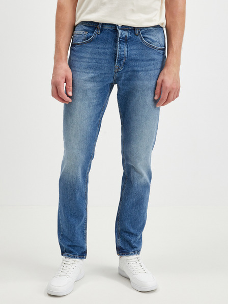 ONLY & SONS Tmavomodré pánske džínsy rovného strihu ONLY & SONS Avi