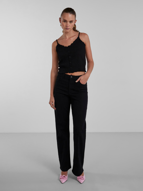 Pieces Čierne dámske tielko Pieces Nukisa