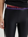 Versace Jeans Couture Čierne dámske krátke legíny Versace Jeans Couture