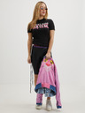 Versace Jeans Couture Čierne dámske krátke legíny Versace Jeans Couture