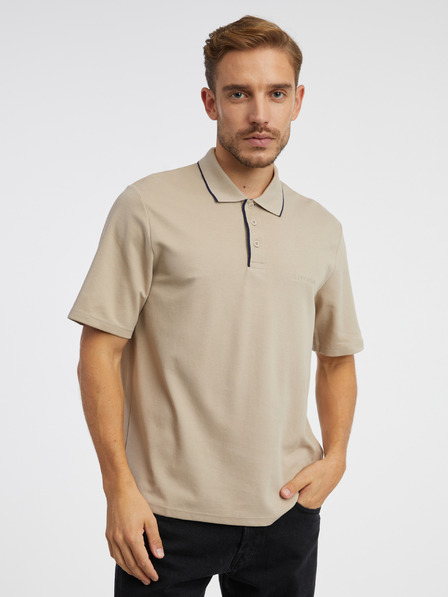 Jack & Jones Jack & Jones Blamatt Béžová pánska polokošeľa