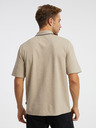 Jack & Jones Jack & Jones Blamatt Béžová pánska polokošeľa