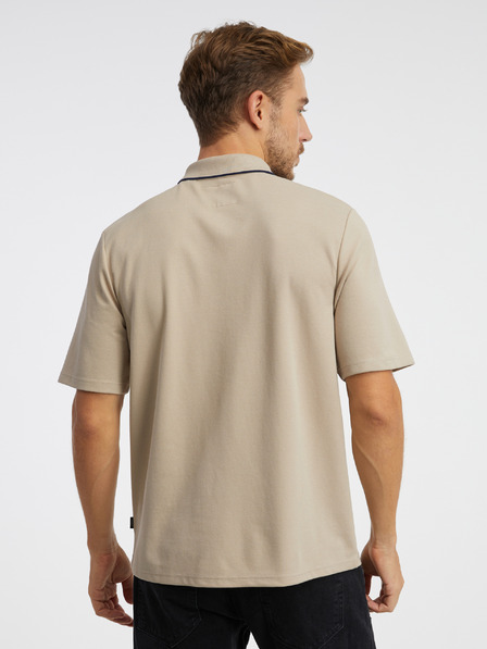 Jack & Jones Jack & Jones Blamatt Béžová pánska polokošeľa