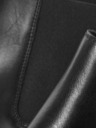 Jack & Jones Čierne pánske kožené členkové topánky Jack & Jones Wargo