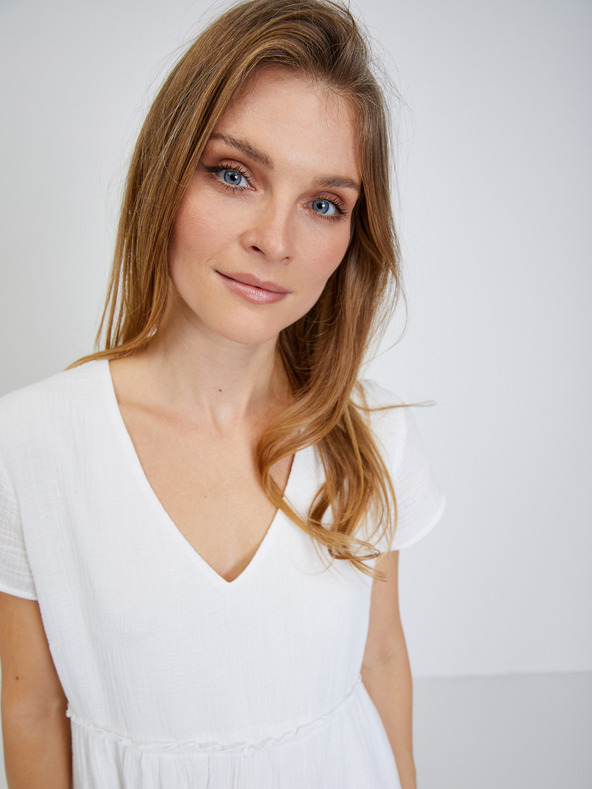 Orsay Biele základné šaty ORSAY