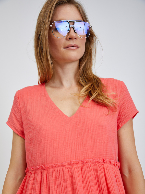 Orsay Koralové základné šaty ORSAY