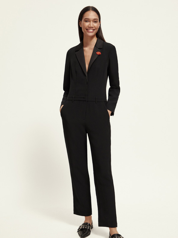 Scotch & Soda Čierny dámsky overal Scotch & Soda