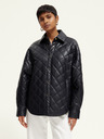 Scotch & Soda Čierna dámska kožená bunda Scotch & Soda