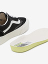 Vans Bielo-čierne semišové tenisky VANS Old Skool VR3