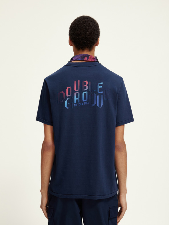 Scotch & Soda Tmavomodrá pánska košeľa Scotch & Soda