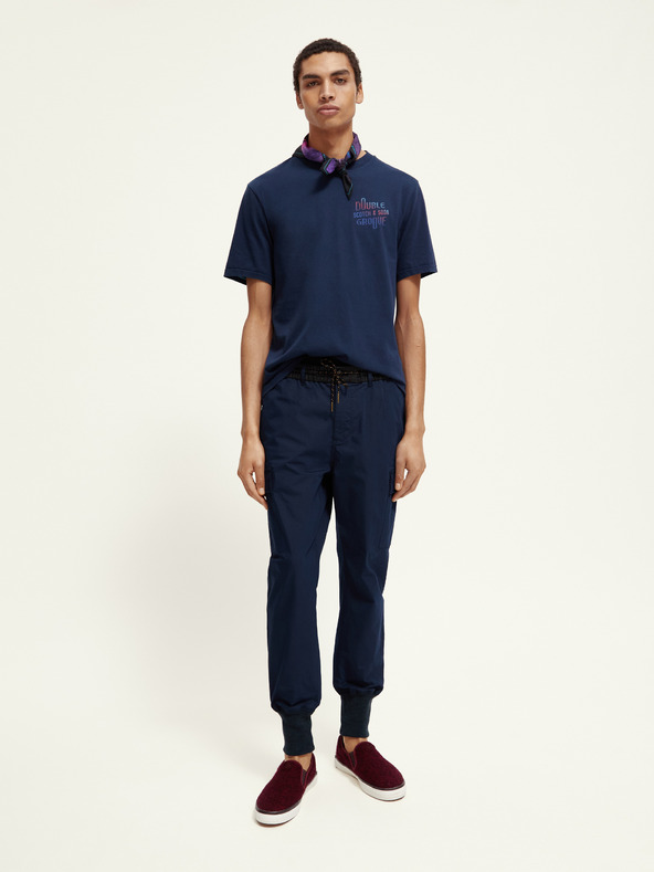 Scotch & Soda Tmavomodrá pánska košeľa Scotch & Soda