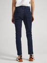 Pepe Jeans Tmavomodré dámske džínsy rovného strihu Pepe Jeans Violet