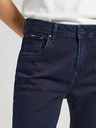 Pepe Jeans Tmavomodré dámske džínsy rovného strihu Pepe Jeans Violet