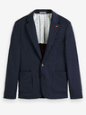 Scotch & Soda Tmavomodré pánske vlnené sako Scotch & Soda Unconstructed