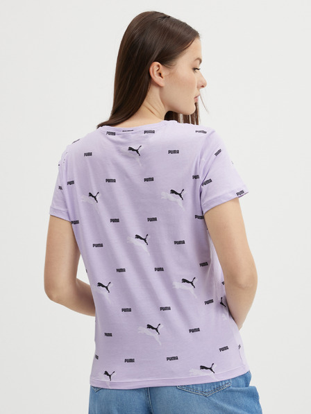 Puma Svetlo fialové dámske tričko Puma Logo Power