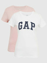 GAP Tričká s logom GAP, 2 ks