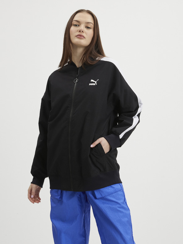 Puma Čierny dámsky oversized bomber Puma Classics
