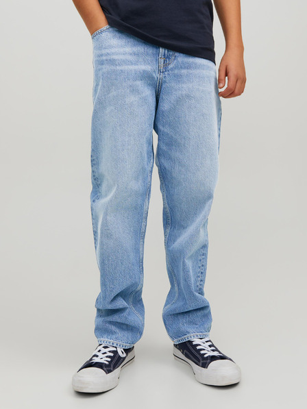 Jack & Jones Svetlomodré chlapčenské džínsy rovného strihu Jack & Jones Chris