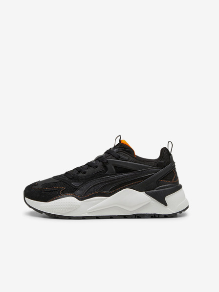 Puma Čierne pánske tenisky s koženými detailmi Puma RS-X Effect Perf