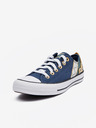 Converse Tmavomodré dámske vzorované tenisky Converse Chuck Taylor All Star Garden Noir