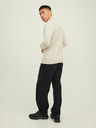 Jack & Jones Béžový pánsky sveter Jack & Jones Emil