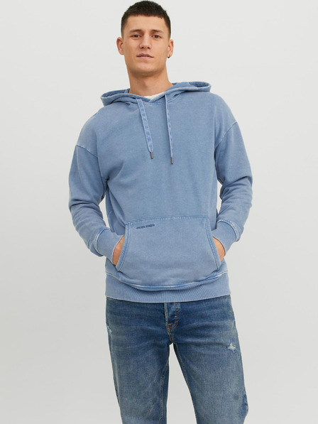 Jack & Jones Modrá pánska mikina Jack & Jones Drew
