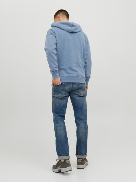 Jack & Jones Modrá pánska mikina Jack & Jones Drew