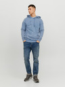 Jack & Jones Modrá pánska mikina Jack & Jones Drew