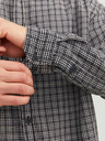 Jack & Jones Čierna pánska kockovaná košeľa Jack & Jones Gracia