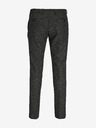 Jack & Jones Tmavošedé pánske nohavice Jack & Jones Franco zo zmesi vlny