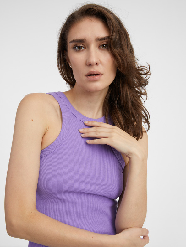 Noisy May Fialové dámske základné šaty Noisy May Maya