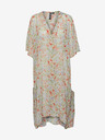 Pieces Biely dámsky kvetinový kaftan Pieces Vertrud