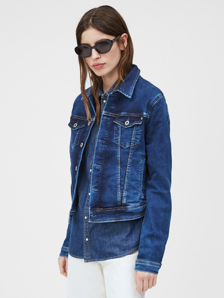 Pepe Jeans Pepe Jeans Core Blue Dámska džínsová bunda