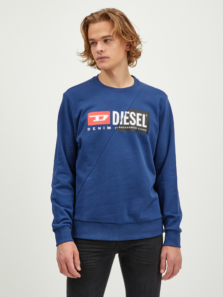 Diesel Diesel pánska tmavomodrá mikina
