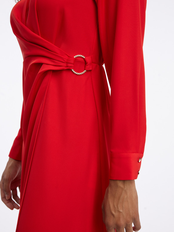 Orsay Červené dámske midišaty ORSAY